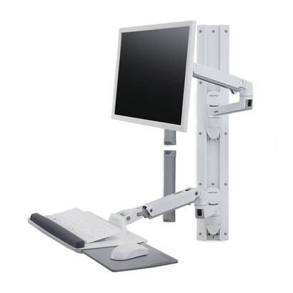 ergotron-lx-wand-halterung-system-weiss-tastatur-und-monitorhalterung-bis-812cm-32-zoll-belastbar-32-113kg-vesa-75x75-100x100mm