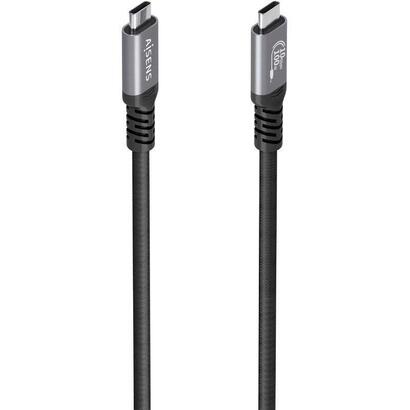 cable-usb-32-tipo-c-aisens-a107-0990-usb-tipo-c-macho-usb-tipo-c-macho-hasta-100w-10gbps-5m-negro