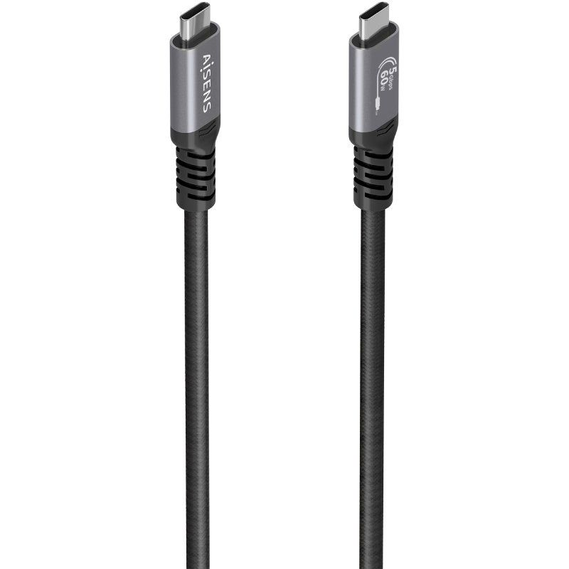 cable-usb-32-tipo-c-aisens-a107-0991-usb-tipo-c-macho-usb-tipo-c-macho-hasta-60w-5gbps-7m-negro