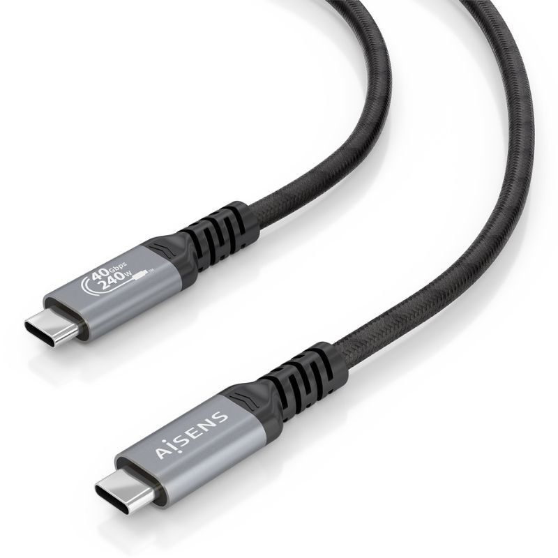 cable-usb-40-tipo-c-aisens-a156-0995-usb-tipo-c-macho-usb-tipo-c-macho-hasta-240w-40gbps-15m-negro
