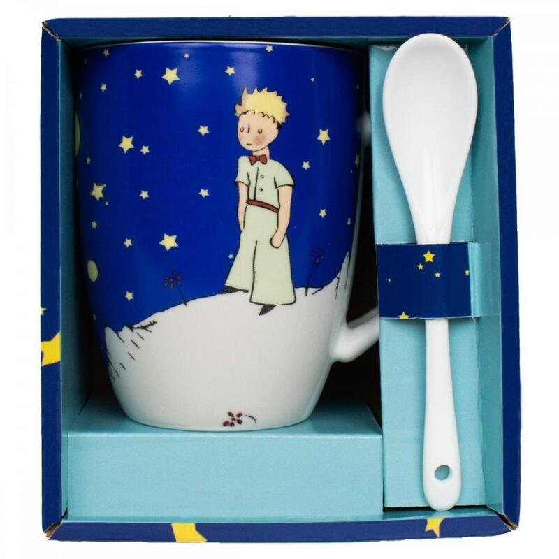 taza-con-cuchara-enesco-el-principito-bajo-el-cielo-estrellado