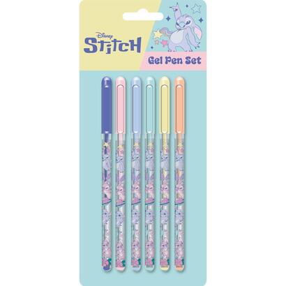 pack-de-12-unidades-set-6-boligrafos-gel-stitch-disney