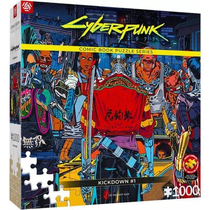 good-loot-comic-book-puzzle-cyberpunk-2077-kickdown-1000-elementow