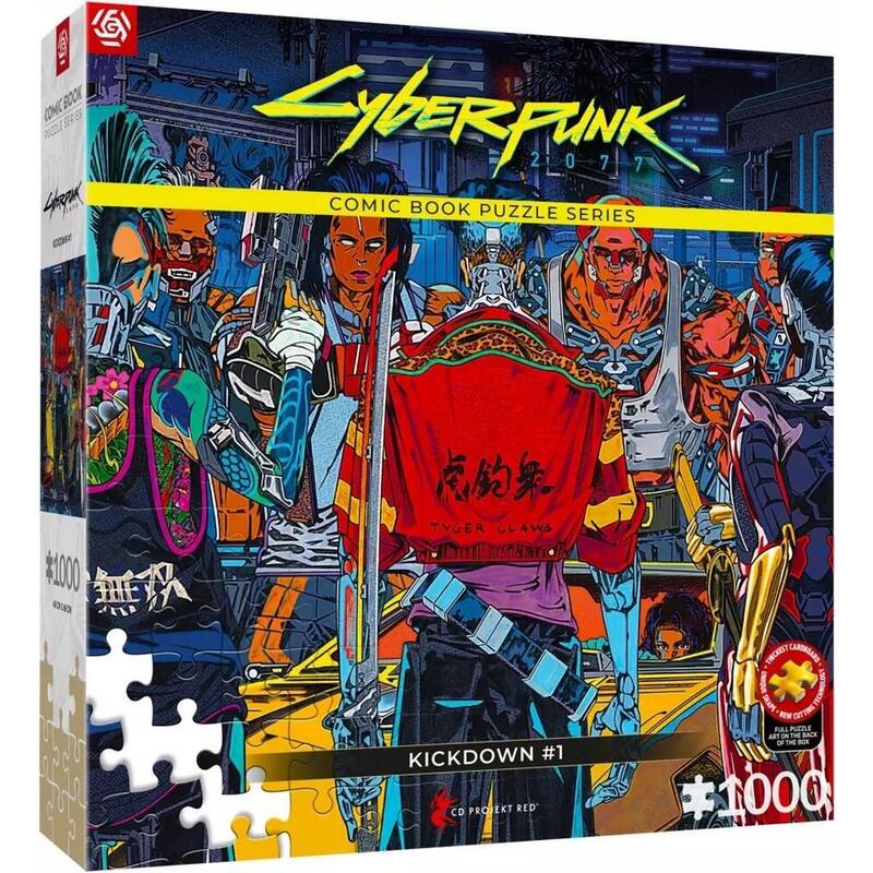 good-loot-comic-book-puzzle-cyberpunk-2077-kickdown-1000-elementow