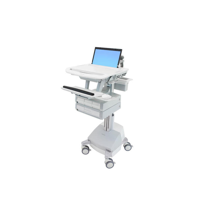 ergotron-styleview-laptop-wagen-sla-antrieb-4-schublade-3x11-bis-439cm-173zoll-95kganhebung-51cm-66ah-power-system-2x33ah-12v