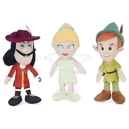 pack-de-6-unidades-peluche-peter-pan-disney-30cm-surtido