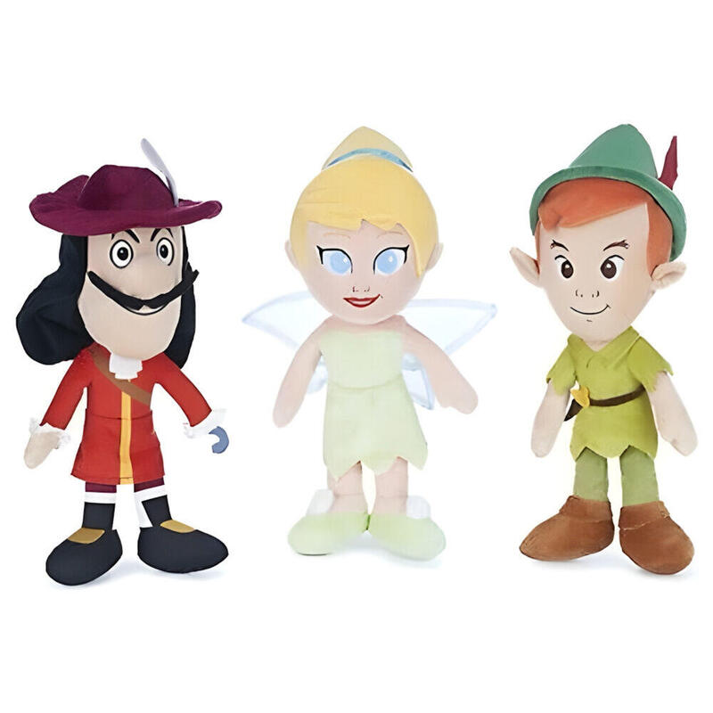 pack-de-6-unidades-peluche-peter-pan-disney-30cm-surtido