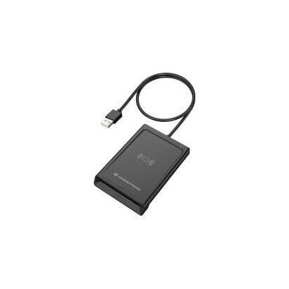 conceptronic-dual-interf-smart-id-kartenleser-usb-a-negro