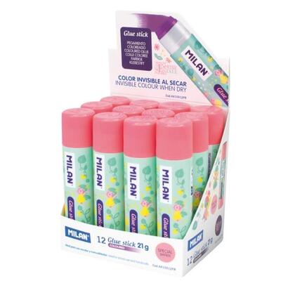 milan-fairy-tale-expositor-con-12-barras-de-pegamento-21g-multiusos-multisuperficies-sin-disolventes-uso