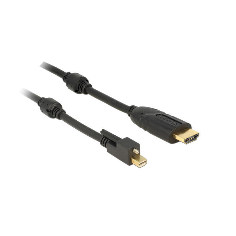 delock-83731-adaptador-de-cable-de-video-3-m-mini-displayport-hdmi-negro