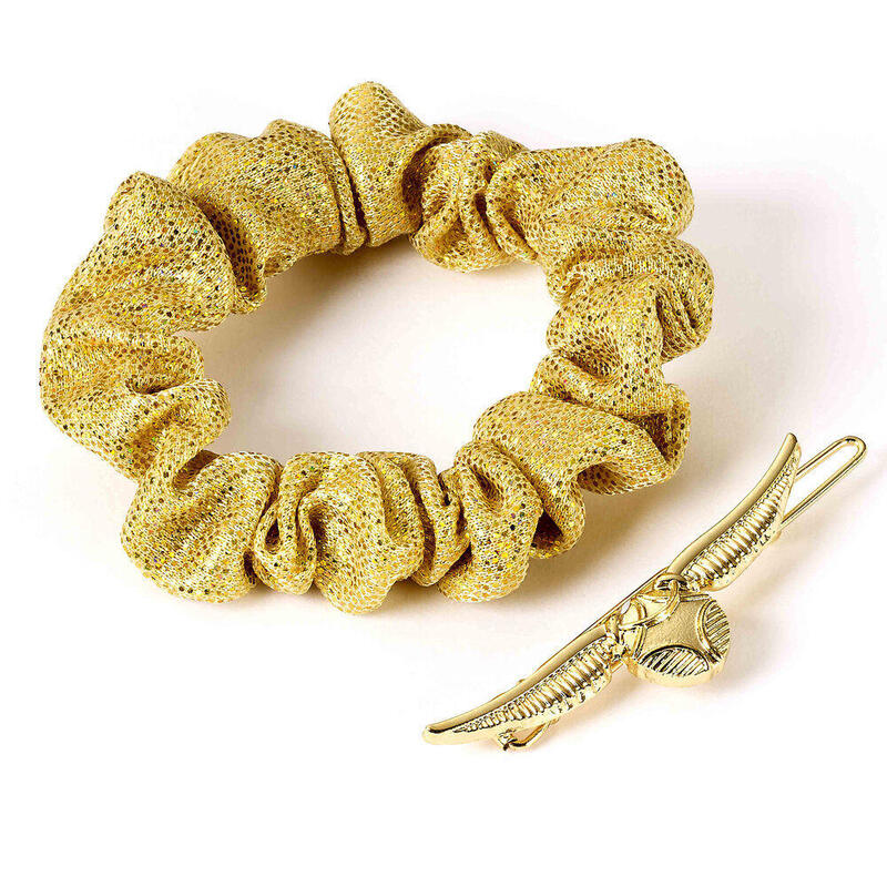 set-accesorios-pelo-snitch-dorada-harry-potter