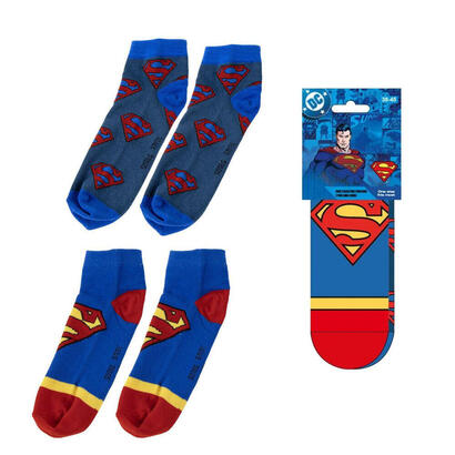 pack-de-12-unidades-set-2-pares-calcetines-superman-dc-comics-adulto
