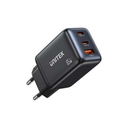 unitek-wall-charger-gan-2x-usbcusba-pd-30-65w
