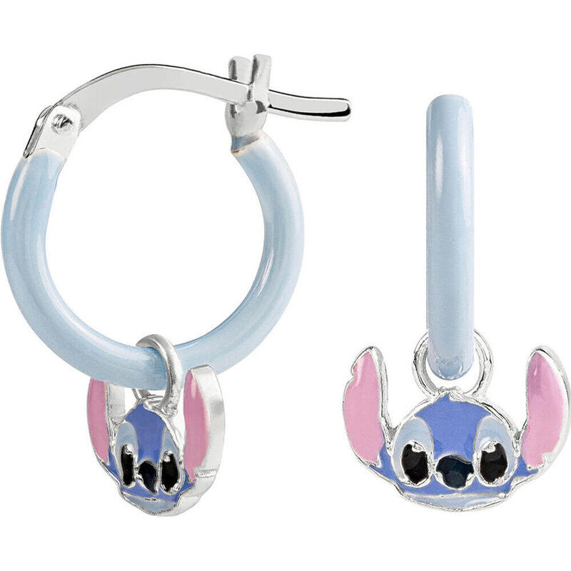 pendientes-charm-stitch-disney-plata