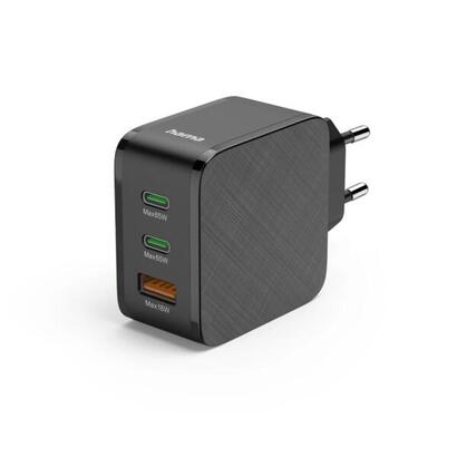 cargador-de-pared-hama-potencia-65w-2x-usb-c-usb-a-power-delivery-qualcomm-negro