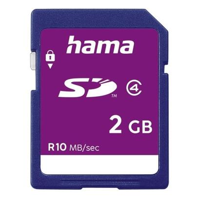 hama-tarjeta-sd-2gb-clase-4-10mbs-azul