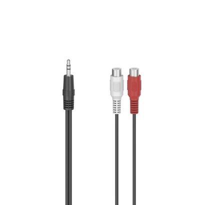 cable-hama-essential-de-audio-2x-rca-hembra-jack-35mm-macho-longitud-10cm-estereo-negro