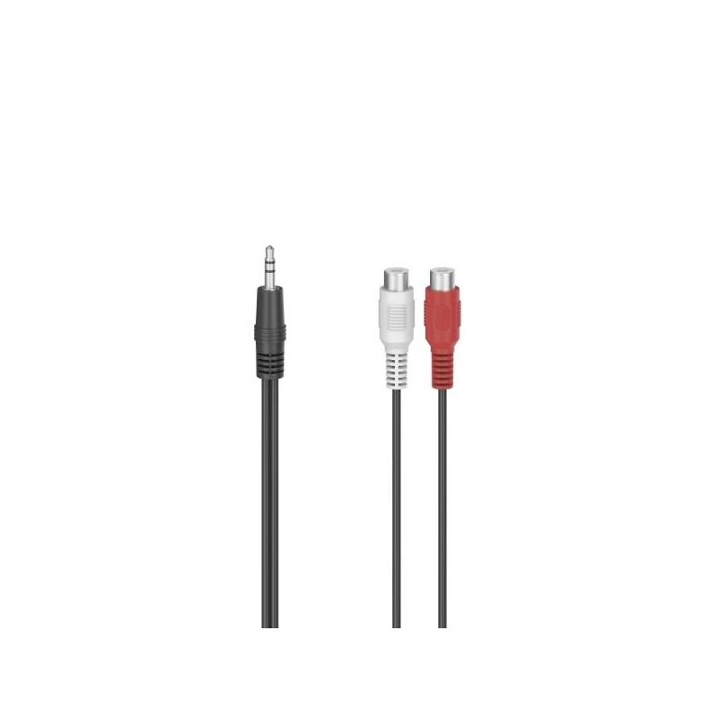 cable-hama-essential-de-audio-2x-rca-hembra-jack-35mm-macho-longitud-10cm-estereo-negro