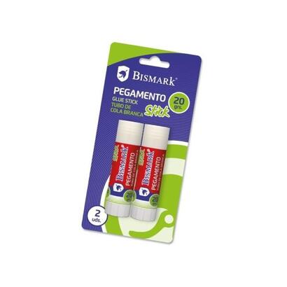 bismark-pack-de-2-barras-de-pegamento-20gr-multiusos-sin-disolventes-uso-escolar