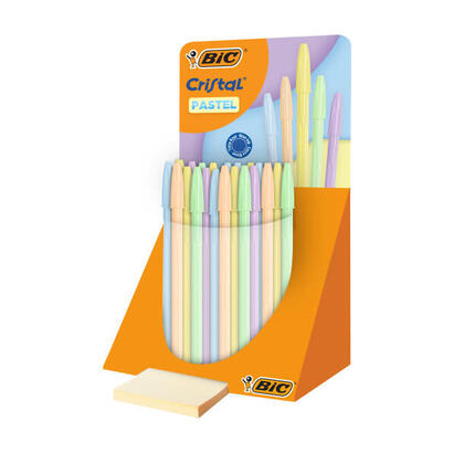 bic-cristal-pastel-expositor-con-40-boligrafos-de-bola-cuerpo-opaco-en-colores-pastel-punta-redonda-de-1mm-trazo