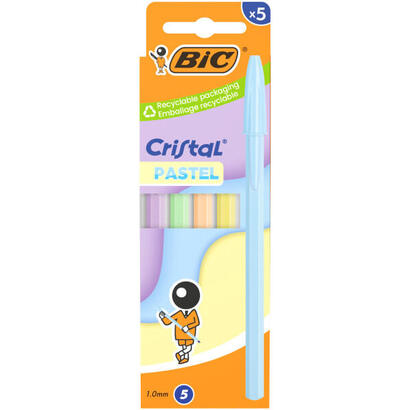 bic-cristal-pastel-pack-con-5-boligrafos-de-bola-cuerpo-opaco-en-colores-pastel-punta-redonda-de-1mm-trazo-04mm