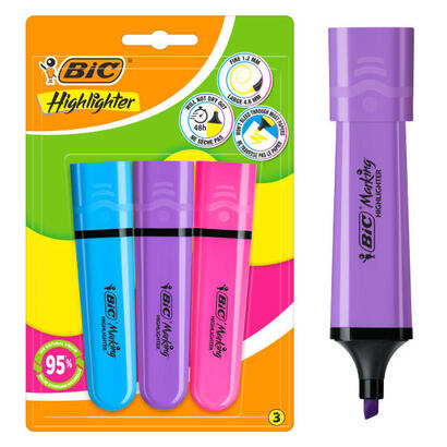 bic-marking-highlighter-flat-pack-de-3-marcadores-fluorescentes-punta-biselada-trazo-entre-120-y-460-mm-tinta