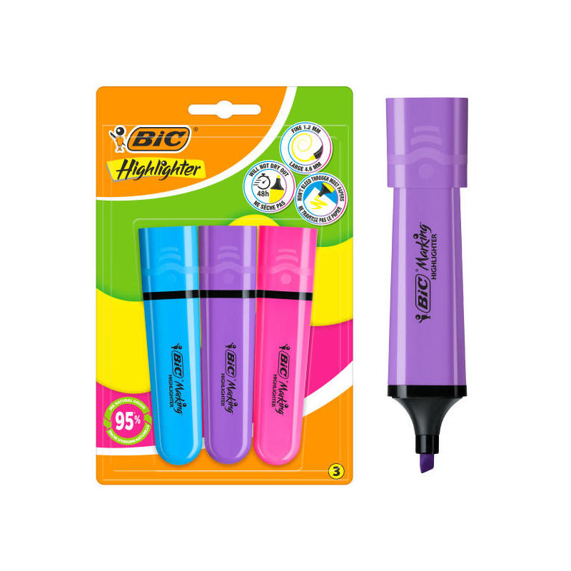 bic-marking-highlighter-flat-pack-de-3-marcadores-fluorescentes-punta-biselada-trazo-entre-120-y-460-mm-tinta