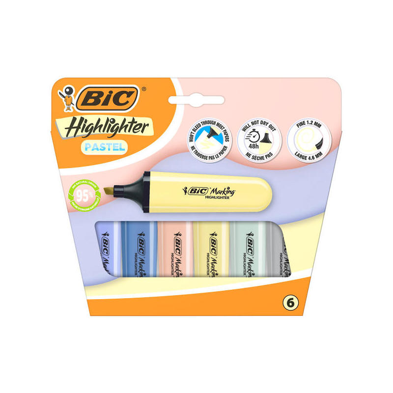 bic-marking-highlighter-flat-pastel-mineral-pack-de-6-marcadores-fluorescentes-punta-biselada-trazo-entre-120-y