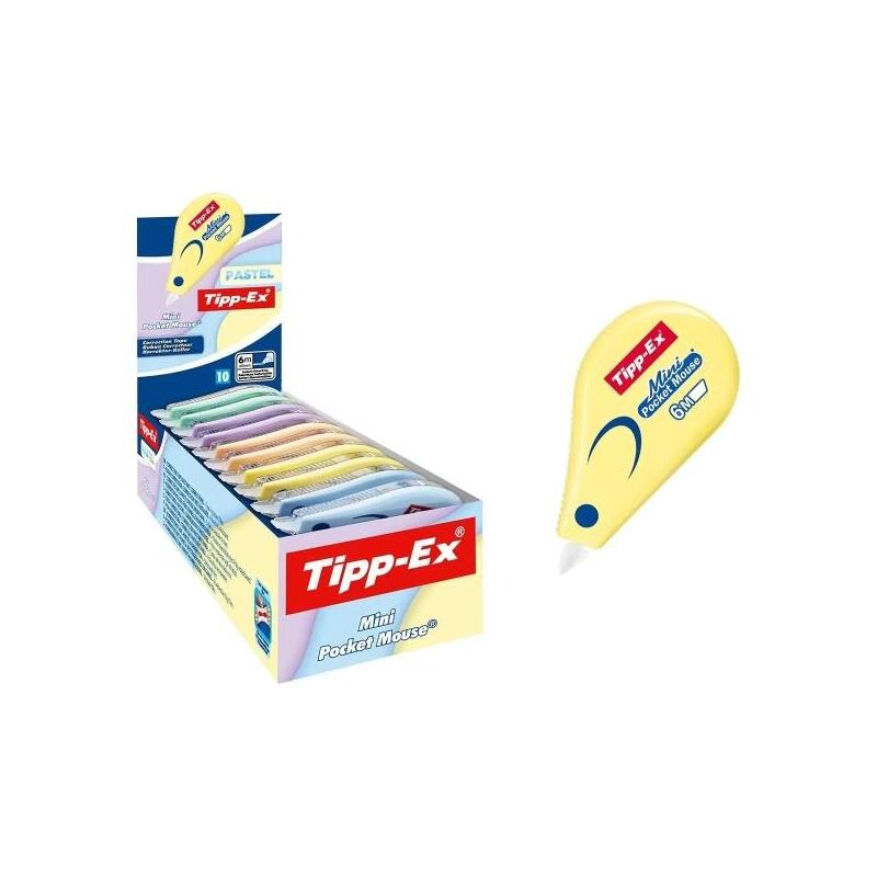 pack-de-10-unidades-tipp-ex-mini-pocket-mouse-pastel-cinta-correctora-5mm-x-6m-resistente-escritura-instantanea