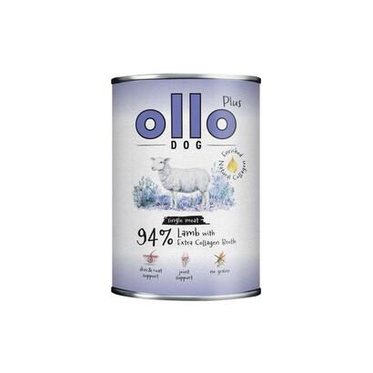 ollo-plus-kolagen-jagniecina-400g-puszka-para-perro