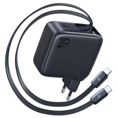 enercore-cj21-fast-charger-with-dual-retractable-cables-3c-67w-eu-cosmic-black
