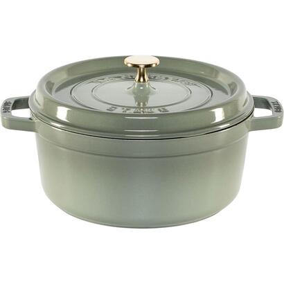 staub-la-cocotte-24cm-round-eukalyptus-cast-iron