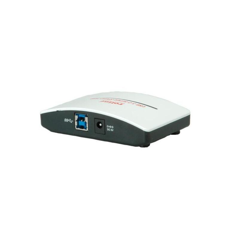 usb30-roline-hub-negro-and-blanco-4-ports-mit-netzteil