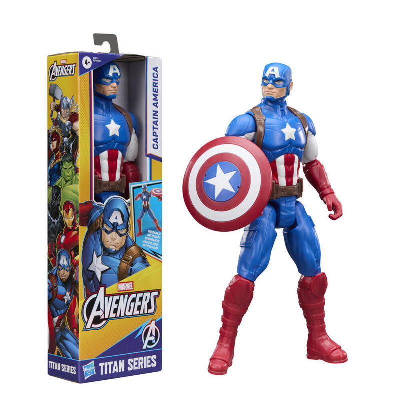 figura-capitan-america-titan-series-los-vengadores-avengers-marvel-30cm