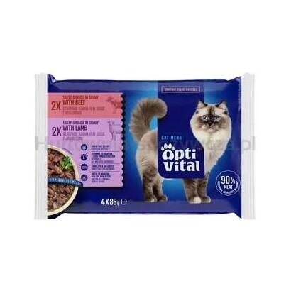 optivital-sobres-alimento-completo-para-gatos-adultos-con-cordero-y-ternera-4x85g