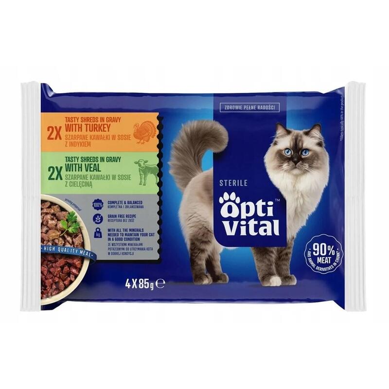 bolsas-esteriles-optivital-alimento-completo-para-gatos-adultos-esterilizados-con-pavo-y-ternera-4x85g