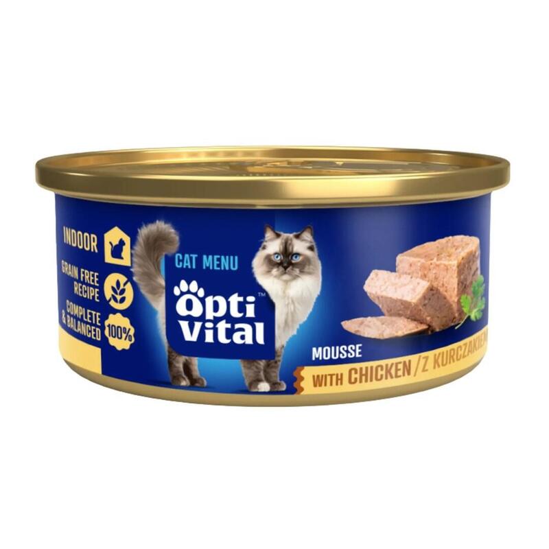 optivital-mini-can-mousse-para-gatos-adultos-con-pollo-85g