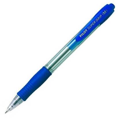 pack-de-12-unidades-pilot-boligrafo-supergrip-m-azul-cuerpo-azul