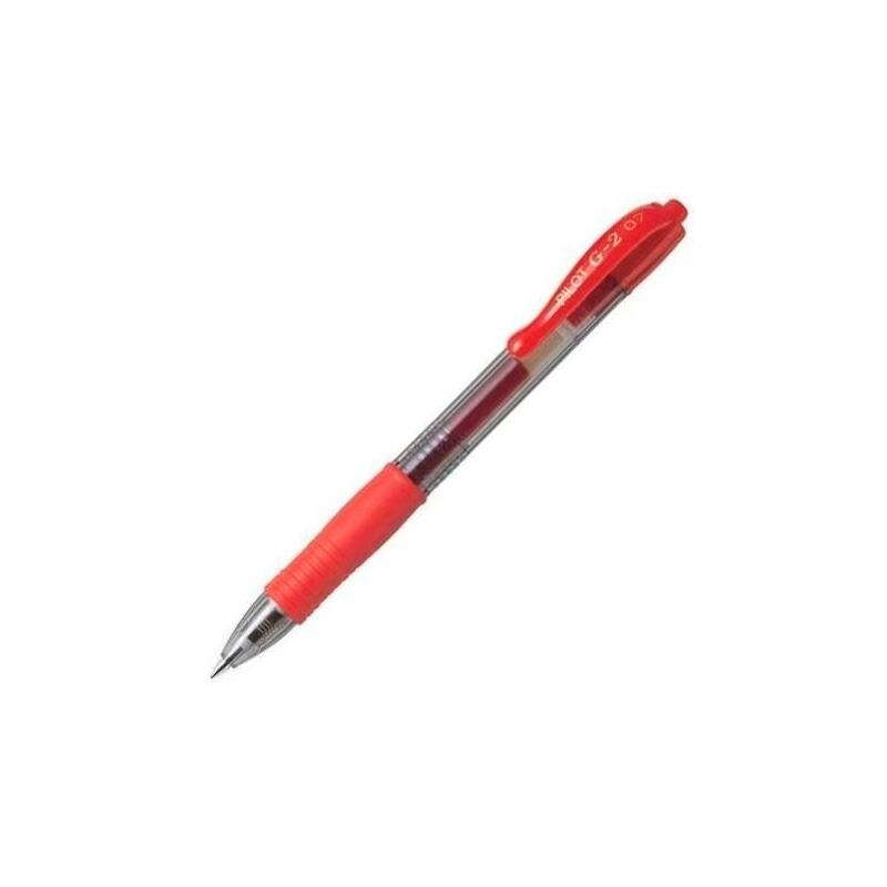pack-de-12-unidades-pilot-boligrafo-tinta-de-gel-g-2-07-retractil-rojo
