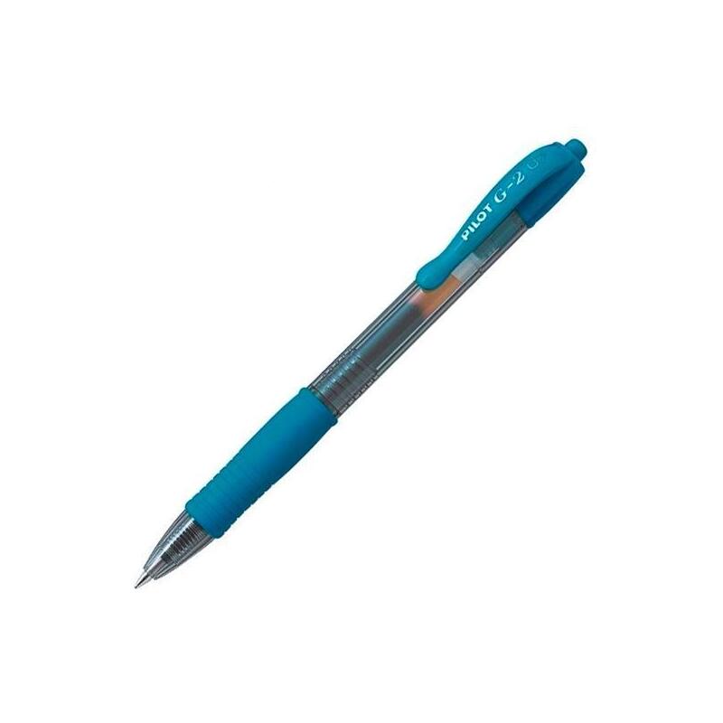 pack-de-12-unidades-pilot-boligrafo-tinta-de-gel-azul-g-2-07-retractil-azul-turquesa