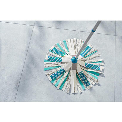 leifheit-52106-fregona-algodon-fibra-seca-y-humeda-azul-blanco