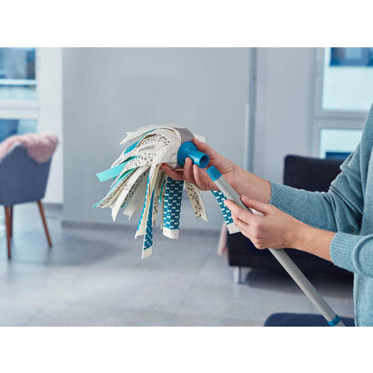 leifheit-52106-fregona-algodon-fibra-seca-y-humeda-azul-blanco