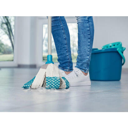 fregona-leifheit-52106-algodon-fibra-seca-y-humeda-azul-blanco