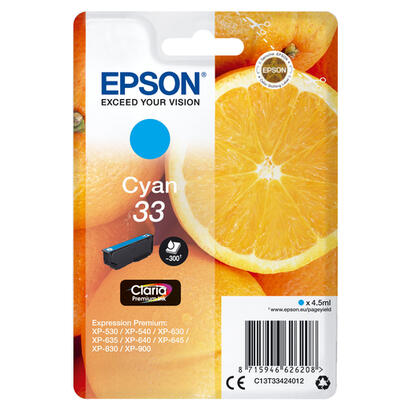 epson-33-45-ml-cian-original-blister-con-alarmas-de-rfacustica-cartucho-de-tinta-para-expression-home-xp-530-630-635-830-express