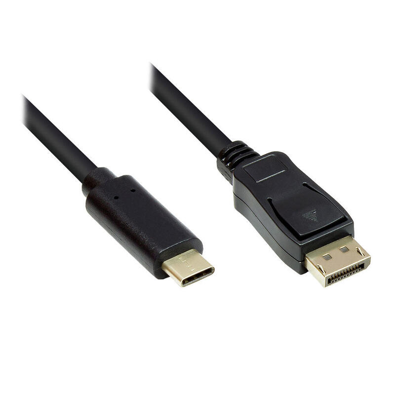 good-connections-adaptercable-usb-c-an-dp12-schwarz-10m
