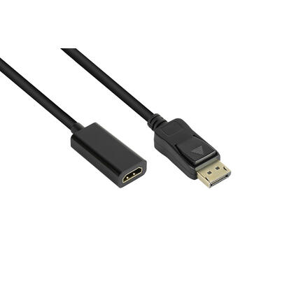 good-connections-adapter-displayport-12-st-an-hdmi-14b-bu-4k-30hz-ca-20cm