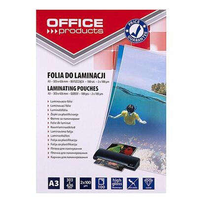 office-products-laminas-de-plastificado-a3-2x100-m-brillantes-100-unidades-transparentes