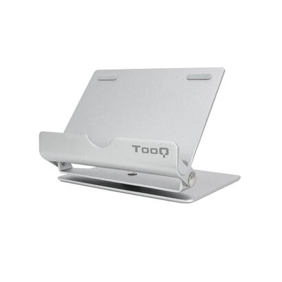 tooq-soporte-de-sobremesa-para-tablet-hasta-10-inclinable-y-giratorio-base-antideslizante-plata