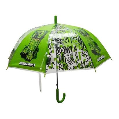 safta-minecraft-tnt-paraguas-manual-de-76cm-8-paneles-asa-y-punta-de-pvc-poe-transparente-nervios-de-acero-de