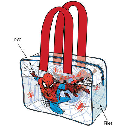 bolsa-playa-spiderman-marvel